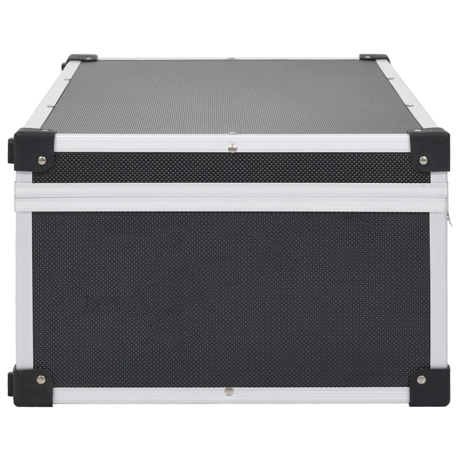 Cd-Koffer Voor Cd's Aluminium Abs 80 Zwart