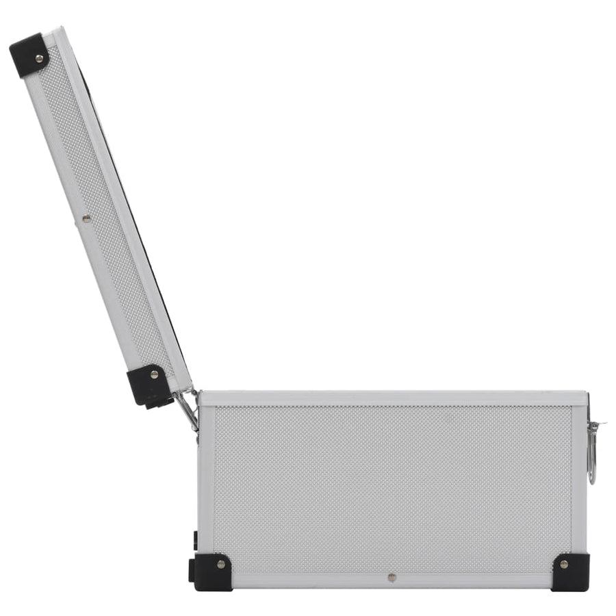 Cd-Koffer Voor Cd's Aluminium Abs Kleurig 60 Zilver