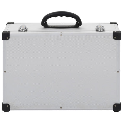 Cd-Koffer Voor Cd's Aluminium Abs Kleurig 60 Zilver