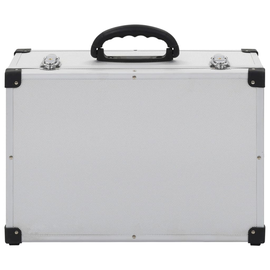 Cd-Koffer Voor Cd's Aluminium Abs Kleurig 60 Zilver