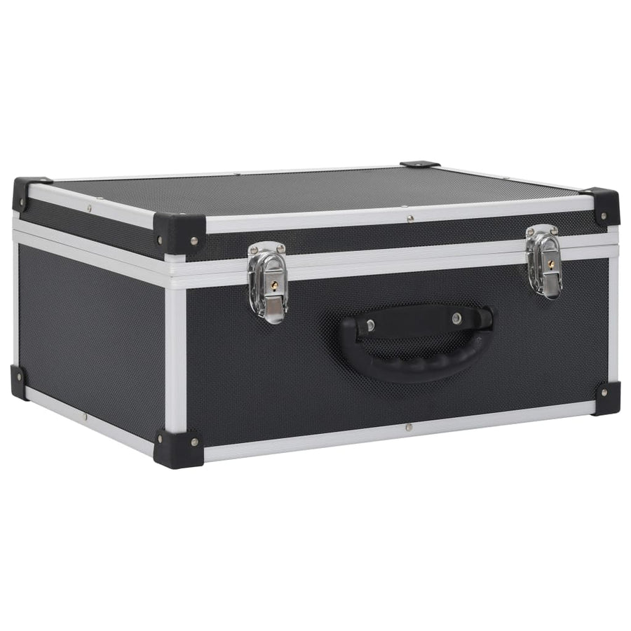 Cd-Koffer Voor Cd's Aluminium Abs 60 Zwart