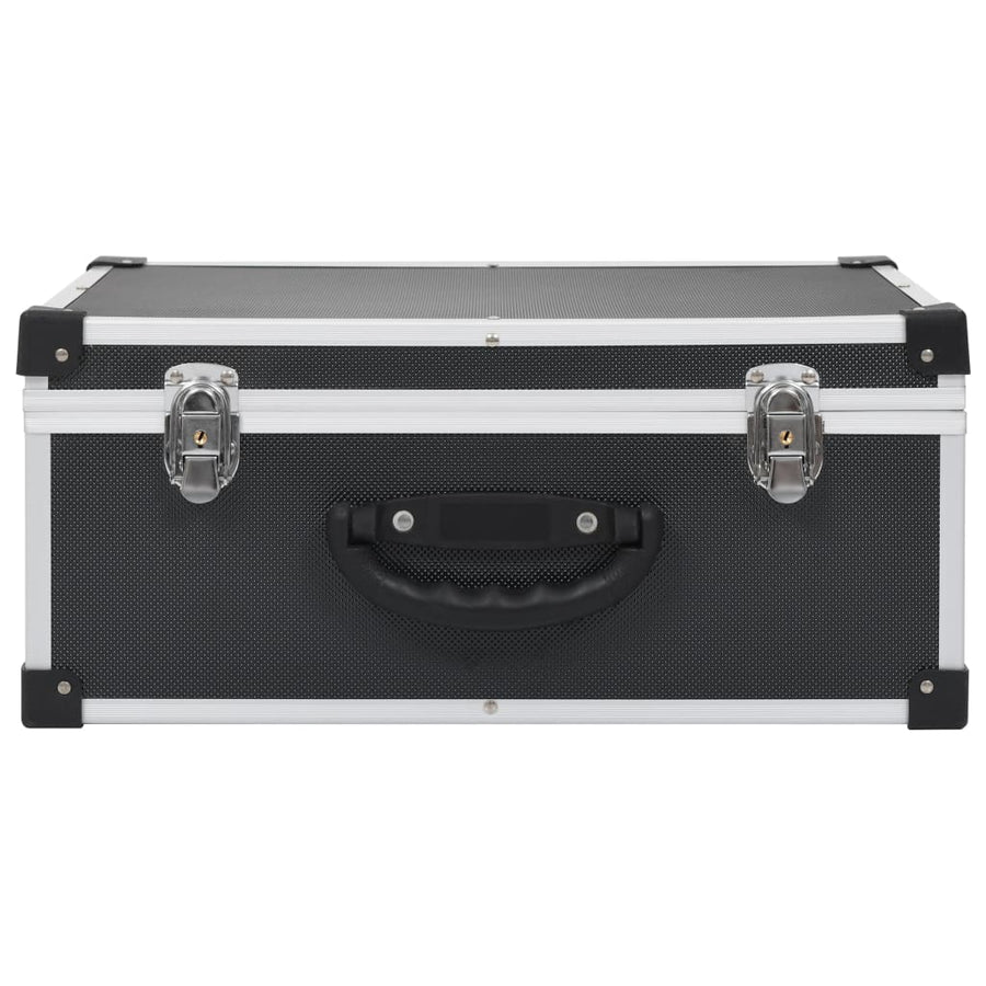 Cd-Koffer Voor Cd's Aluminium Abs 60 Zwart