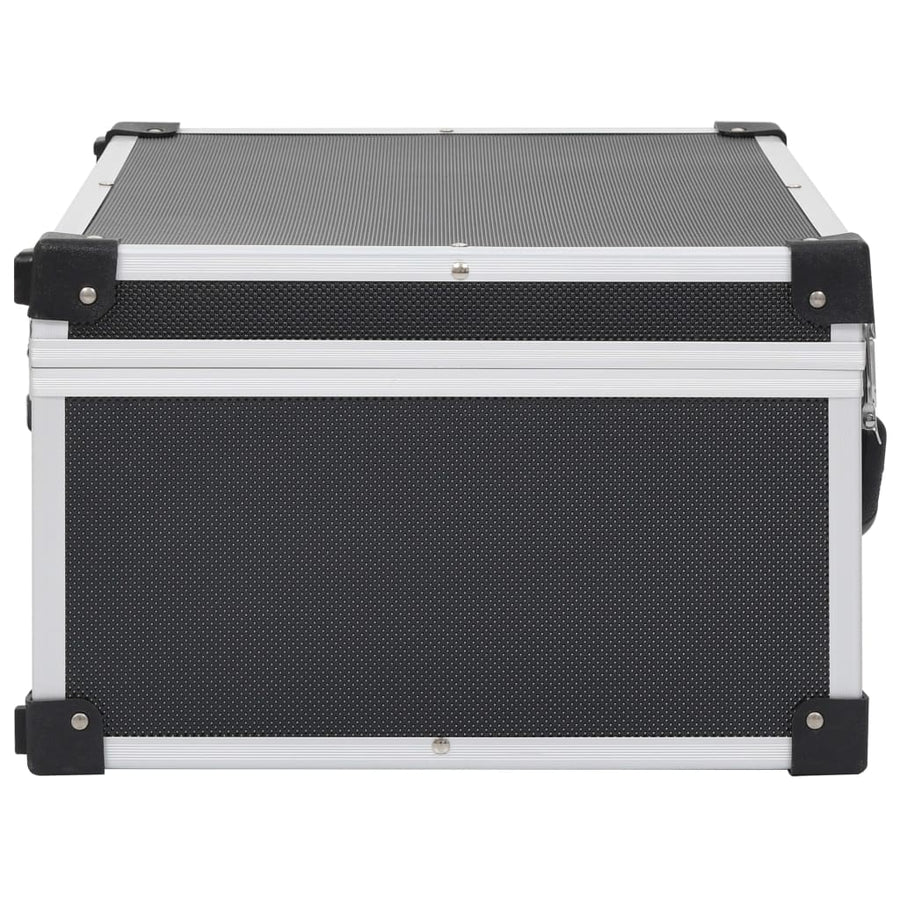 Cd-Koffer Voor Cd's Aluminium Abs 60 Zwart