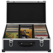 Cd-koffer 60 cd's aluminium ABS zwart 43x29.5x18.5 cm