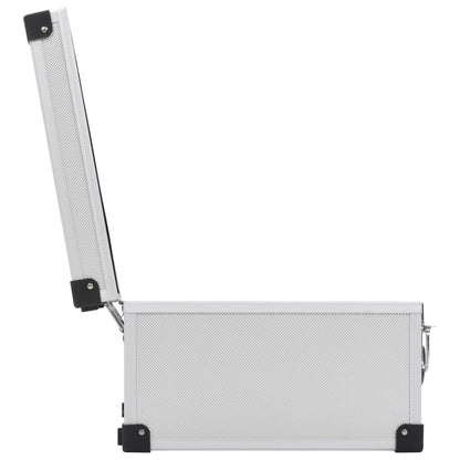 Cd-koffer voor 40 cd's aluminium ABS zilverkleurig 40 Zilver