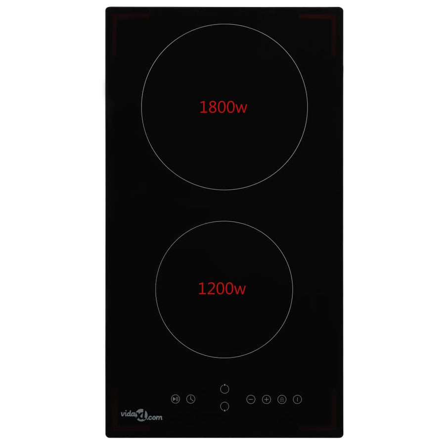 Keramische Kookplaat Met 2 Kookzones Aanraakbediening 28.8 cm 3000 w