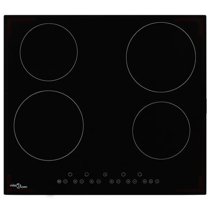 Keramische Kookplaat Met 4 Kookzones Aanraakbediening 59 cm 6000 w