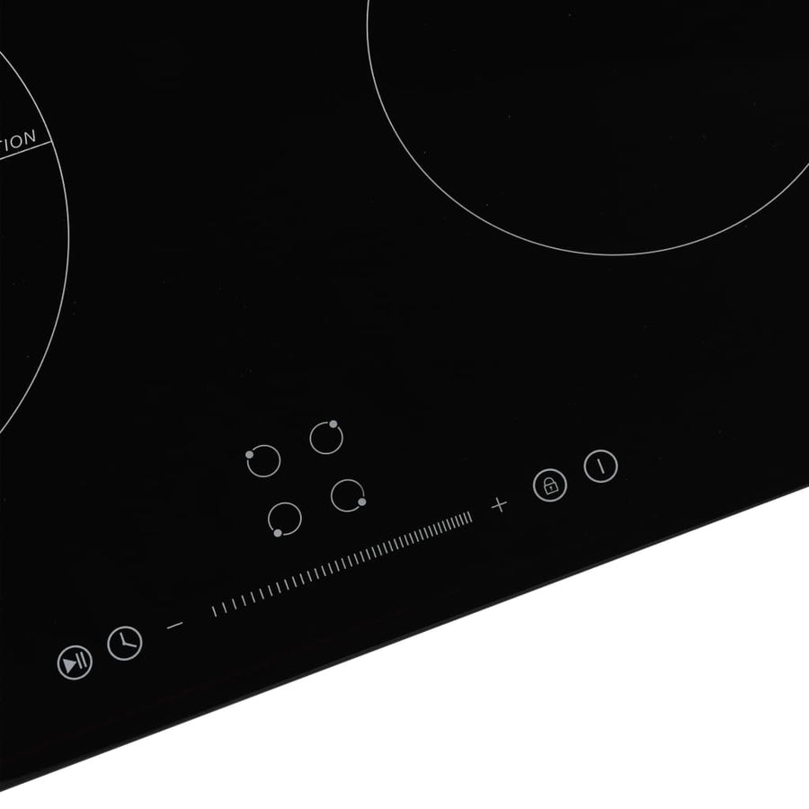 Inductiekookplaat Met 4 Kookzones Aanraakbediening Glas 59 cm 7000 w