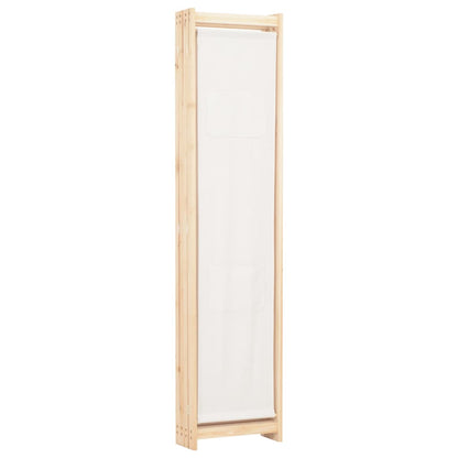 Kamerscherm Met Panelen 160X170X Cm Stof 4 Crème
