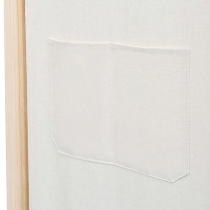 Kamerscherm Met Panelen 160X170X Cm Stof 4 Crème