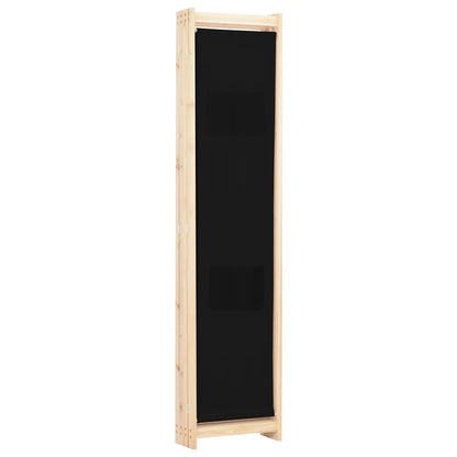 Kamerscherm Met Panelen 160X170X Cm Stof 4 Zwart