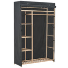 Fabric wardrobe 110x40x170 cm grey