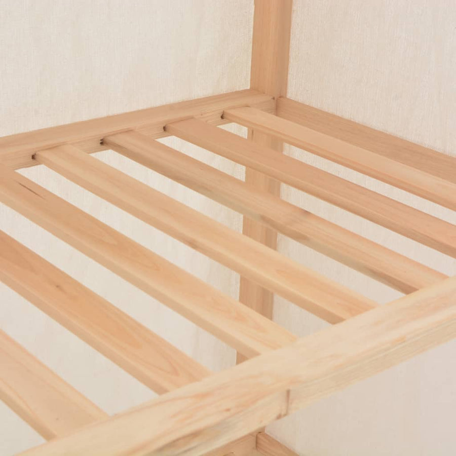 Kledingkast 79X40X170 Cm Stof Wit
