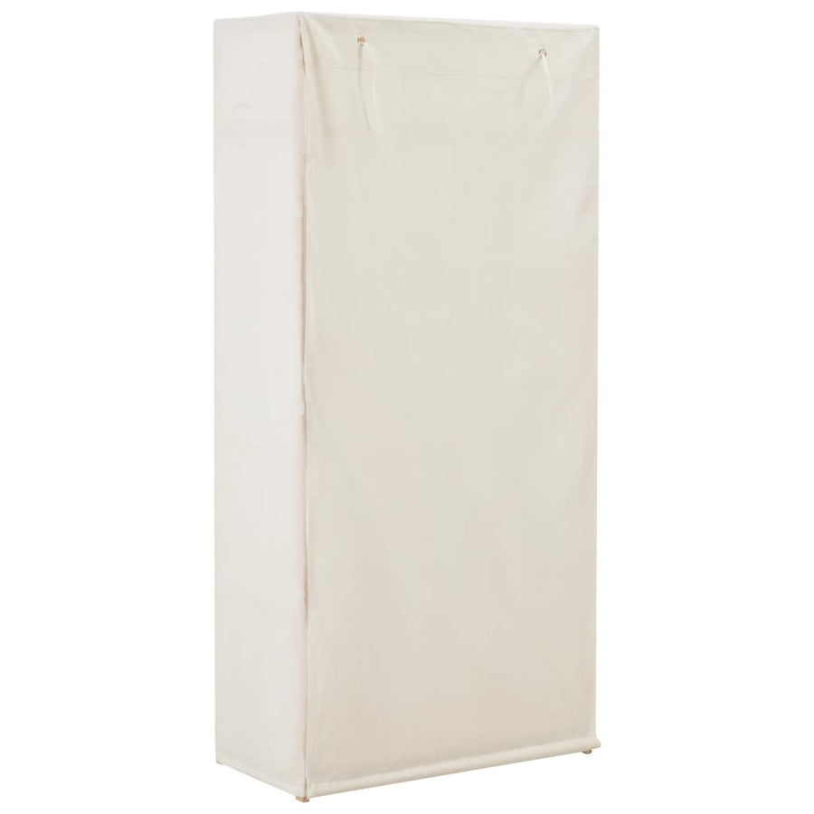 Kledingkast 79X40X70 Cm Stof Wit