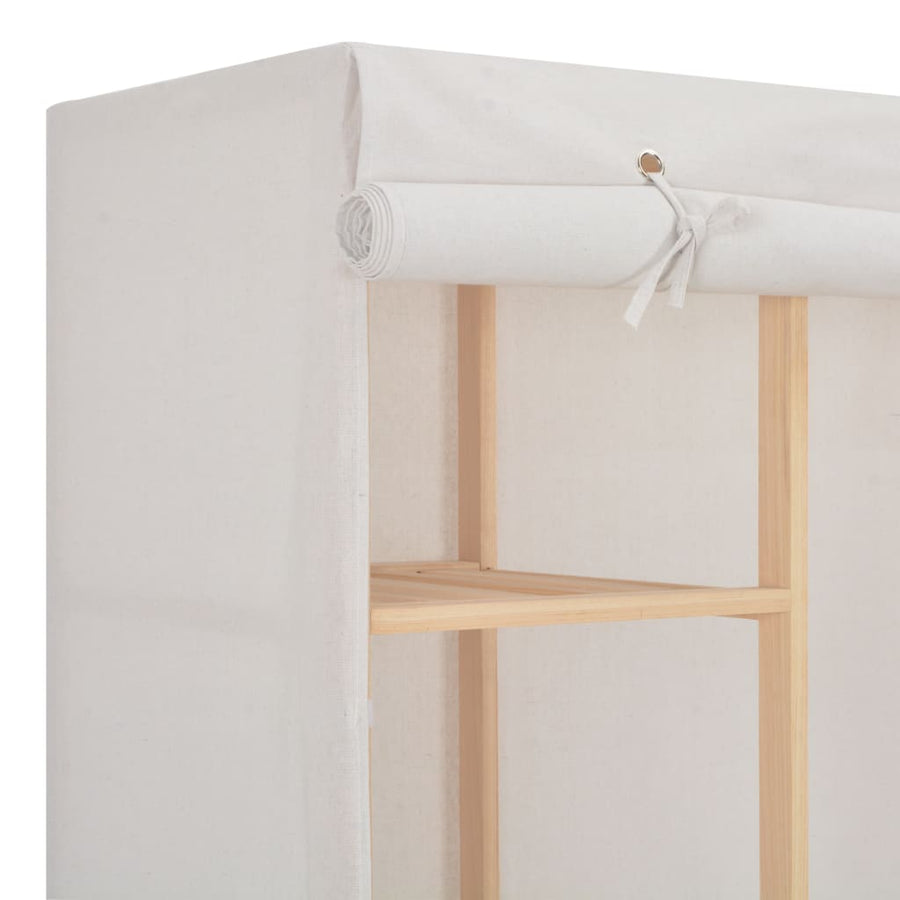 Kledingkast 35X40X70 Cm Stof Wit