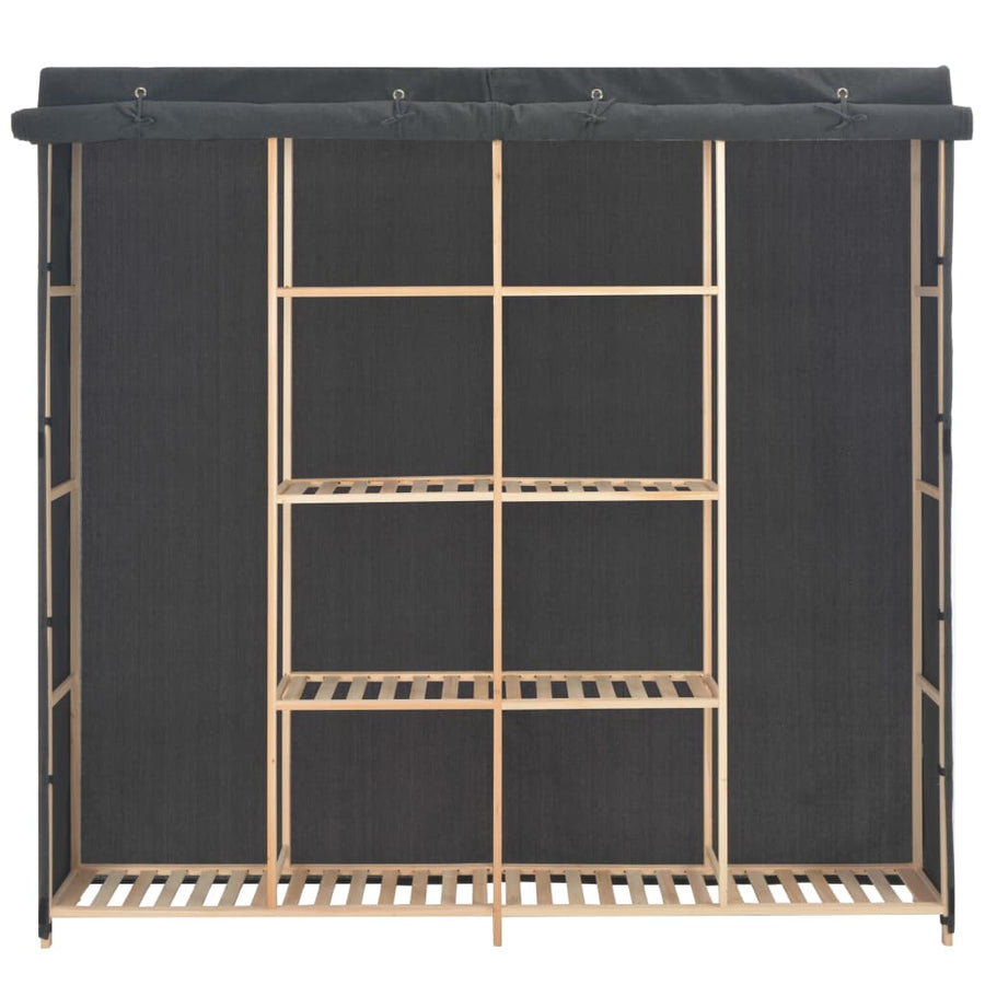 Kledingkast 73X40X70 Cm Stof Grijs