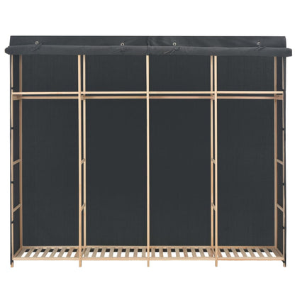 Kledingkast 200X40X70 Cm Stof Grijs