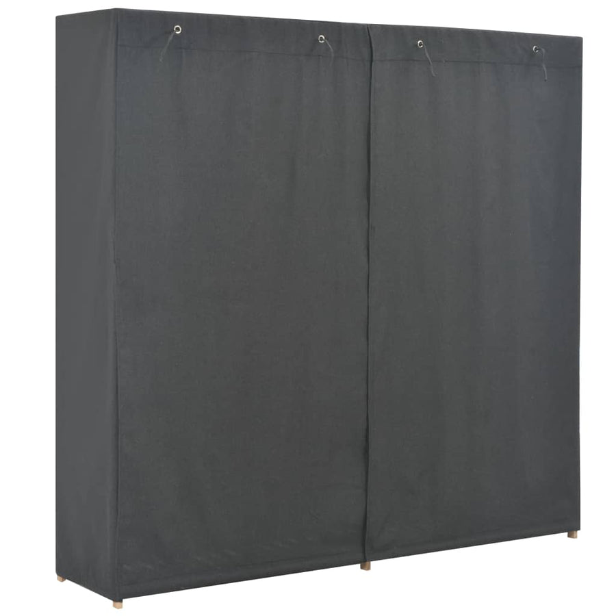 Kledingkast 200X40X70 Cm Stof Grijs