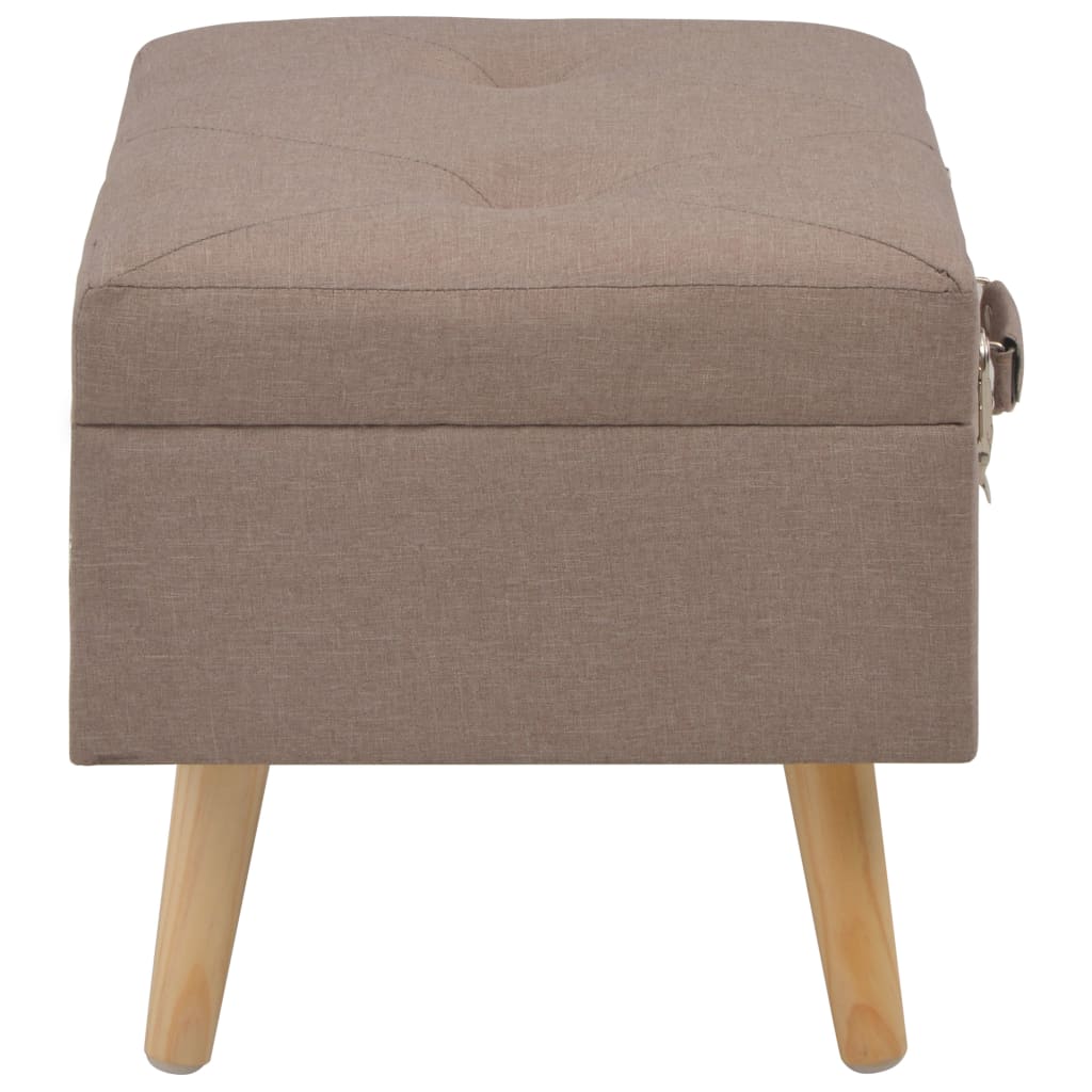 Opbergkruk 40 Cm Stof Bruin