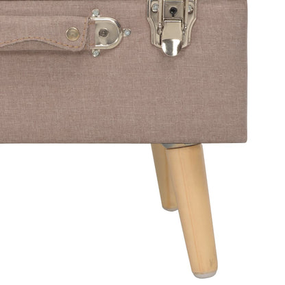 Opbergkruk 40 Cm Stof Bruin