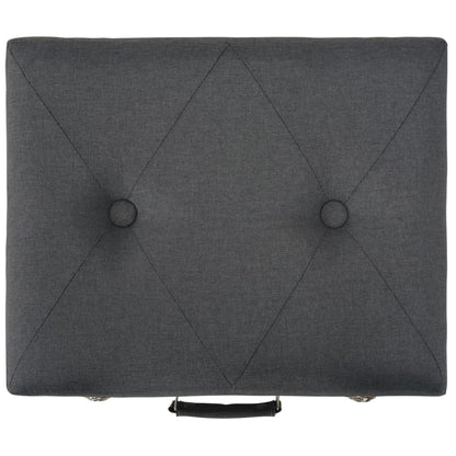 Opbergkruk 40 Cm Stof Donker Grijs