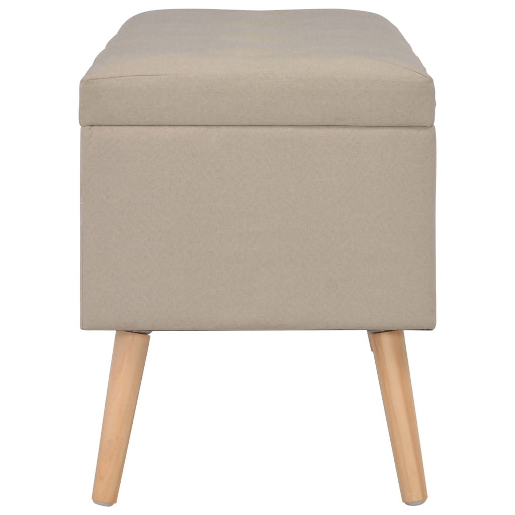 Opbergkrukken 3 St Stof Beige