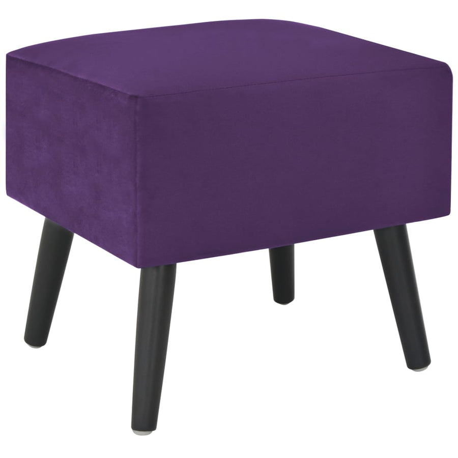 Nachtkastje 40X35X40 Cm Fluweel Donker 1 Paars