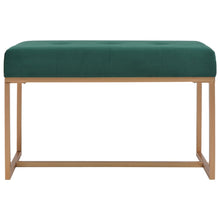 Bankje Fluweel 80 cm Groen