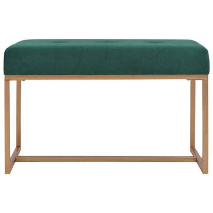 Bankje Fluweel 80 cm Groen