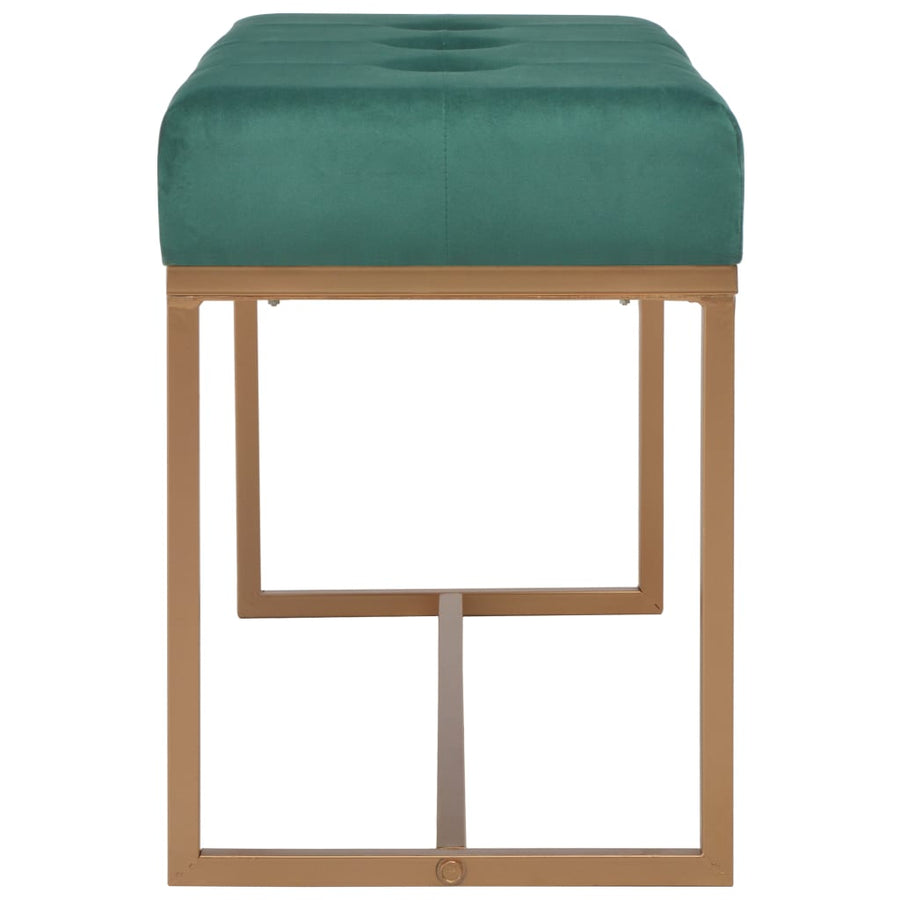 Bankje Fluweel 80 cm Groen