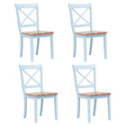 Dining Chairs Solid Rubberwood 4