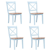 Dining Chairs Solid Rubberwood 4