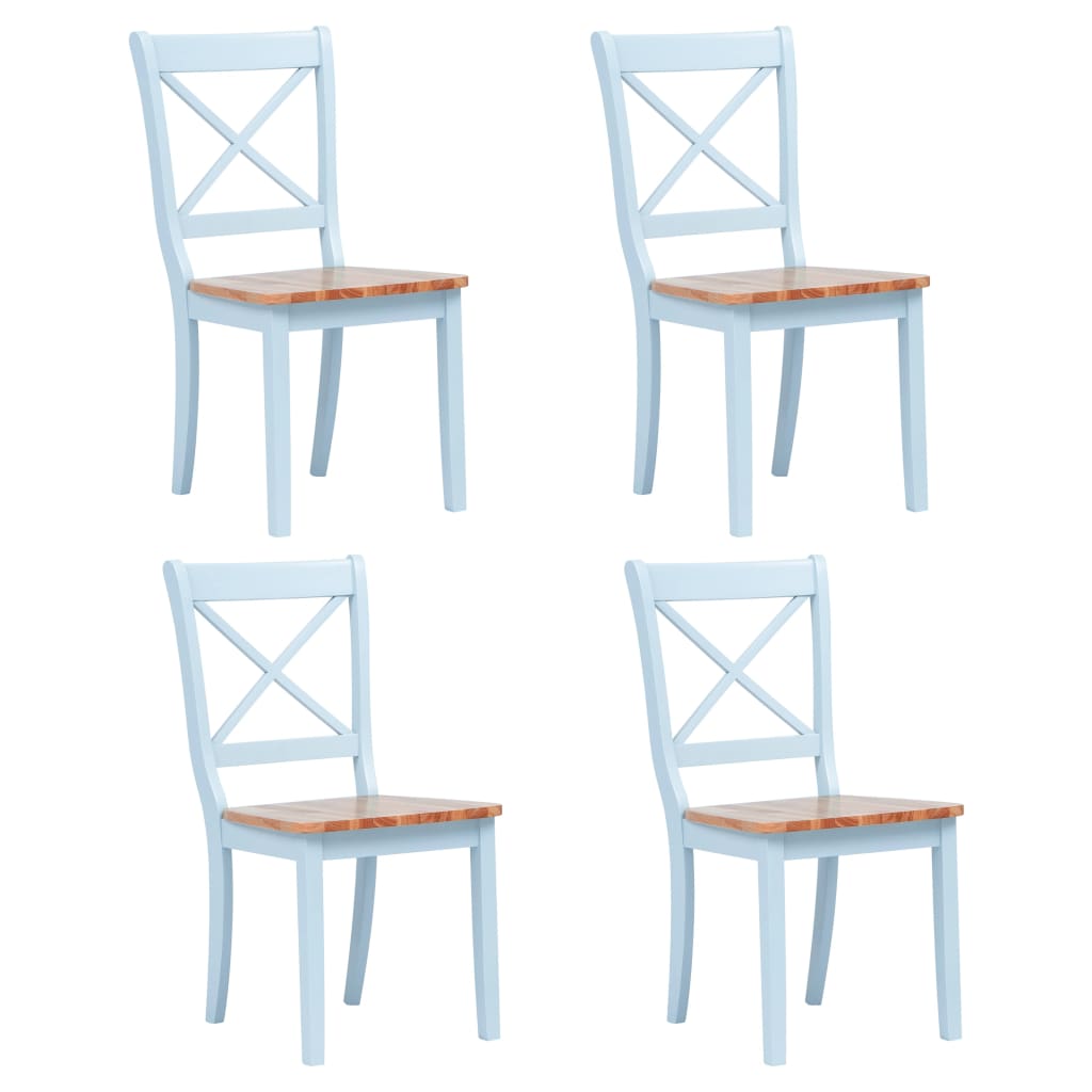 Eetkamerstoelen Massief Rubberwood 4