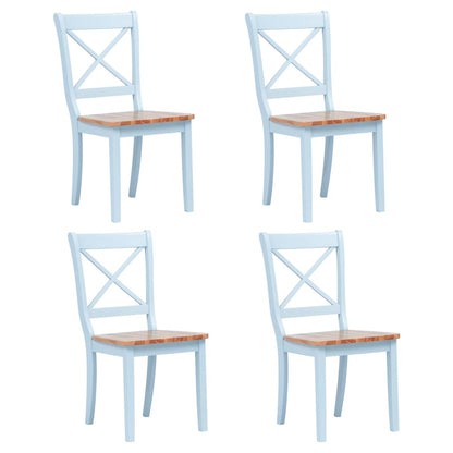 Eetkamerstoelen Massief Rubberwood 4