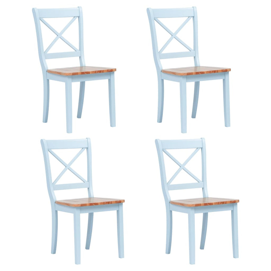 Eetkamerstoelen Massief Rubberwood 4