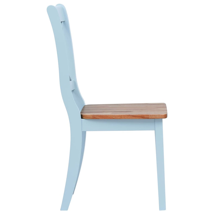 Eetkamerstoelen Massief Rubberwood 4