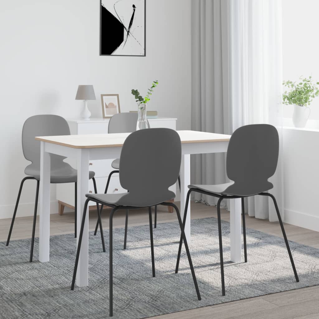 Eettafel 4X7X75 Cm Massief Rubberwood Wit en bruin