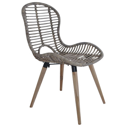 Eetkamerstoelen Natuurlijk Rattan 6 Bruin