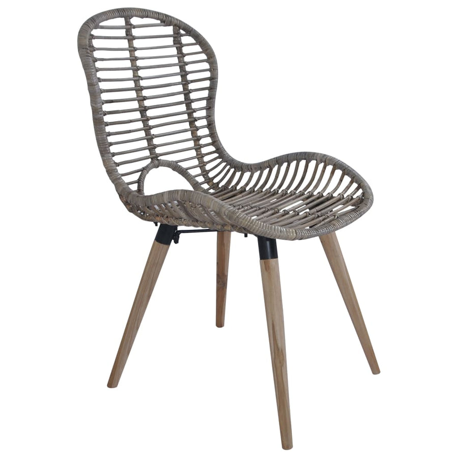 Eetkamerstoelen Natuurlijk Rattan 6 Bruin