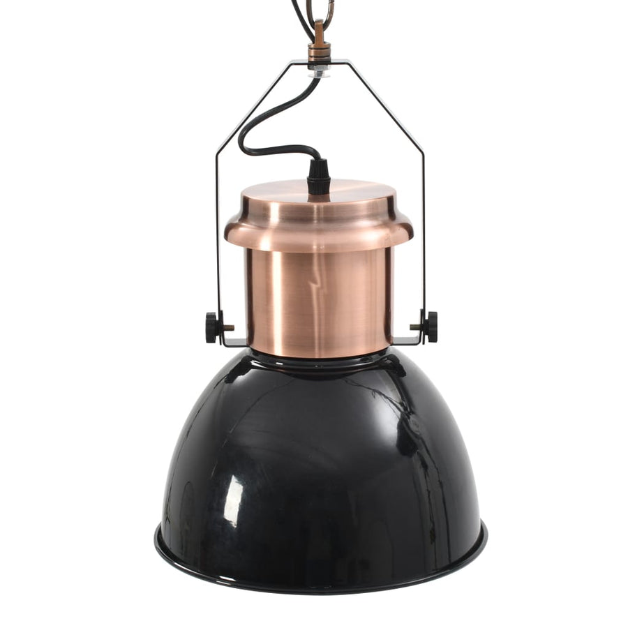 Plafondlampen 2 St Rond E27 Zwart