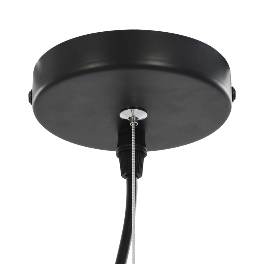 Plafondlampen Halfrond E7 Zwart En Goudkleurig 50 cm