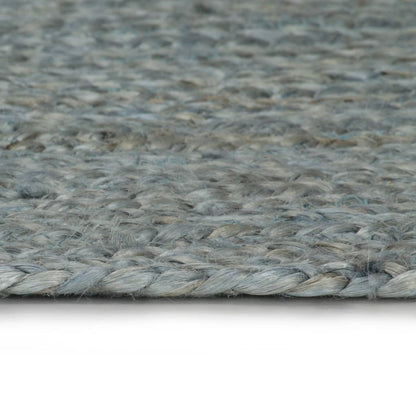 Vloerkleed Handgemaakt Rond Jute 90 cm Olijfgroen