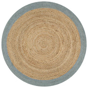 Vloerkleed jute 90 cm olijfgroen