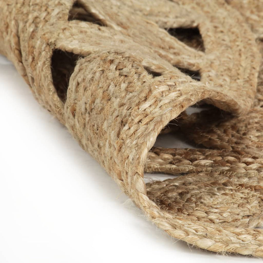 Vloerkleed Handgemaakt Gevlochten Jute 120 cm