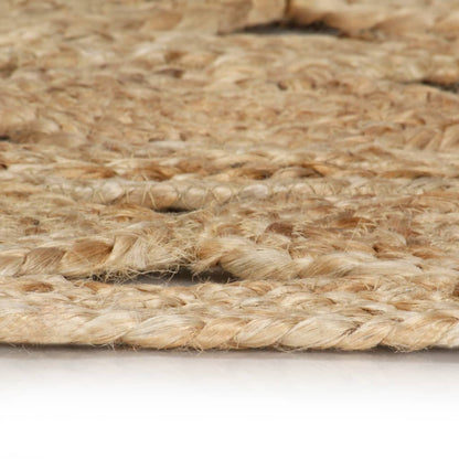 Vloerkleed Handgemaakt Gevlochten Jute 120 cm