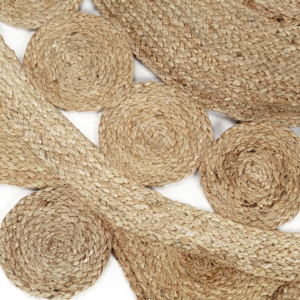 Vloerkleed Handgemaakt Gevlochten Jute 90 cm