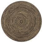 Handmade Rug 150 cm Jute Black and Natural