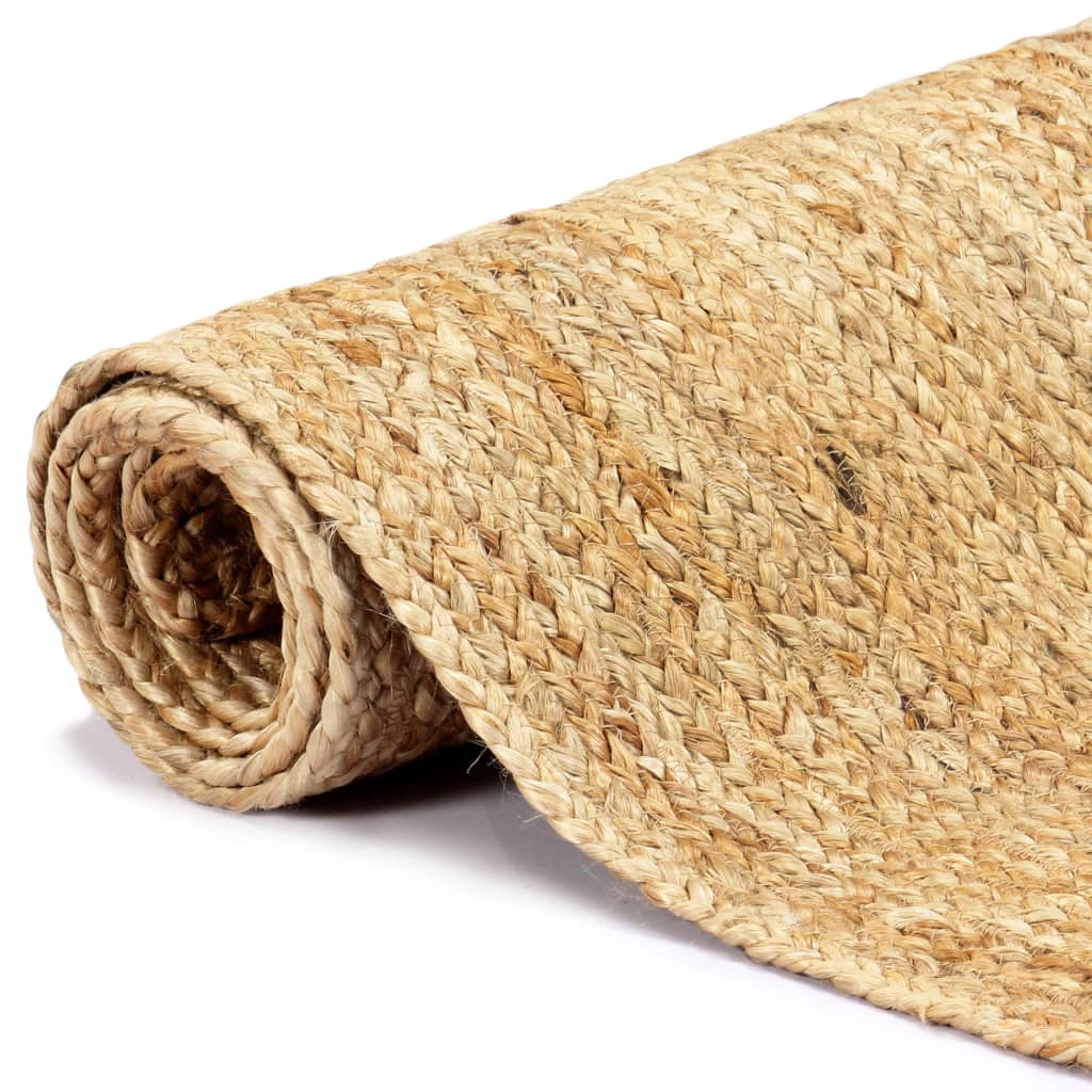 Vloerkleed Handgemaakt Jute Naturel 80 x 160 cm