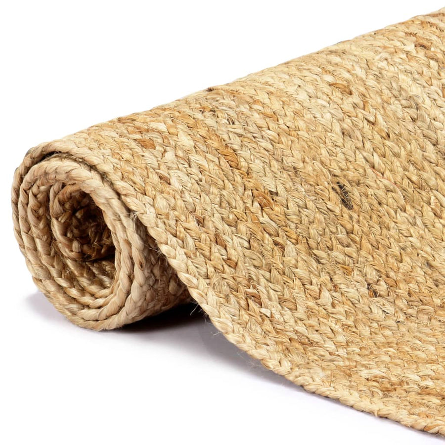 Vloerkleed Handgemaakt Jute Naturel 80 x 160 cm
