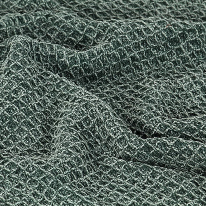 Plaid 160X210 Cm Katoen Donkergroen 160 x 210 cm